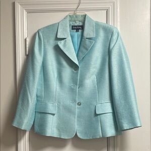 Evan Picone Women's Sky Blue Suit